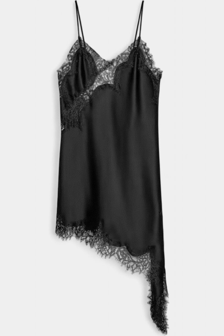 Robe Mini Katarina avec Bretelles et Dentelle