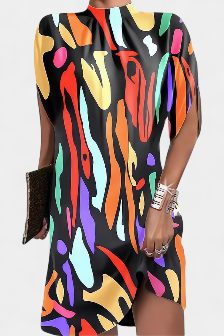 Robe Midi Ena Intemporelle avec Décolleté Rond