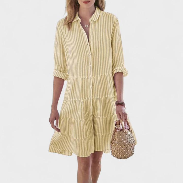 Sara – Robe d'Été Prune