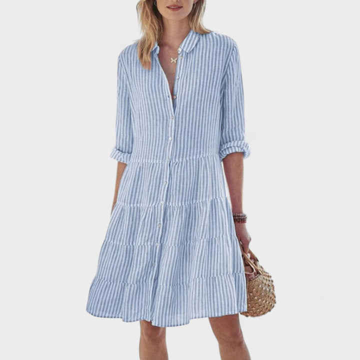 Sara – Robe d'Été Prune