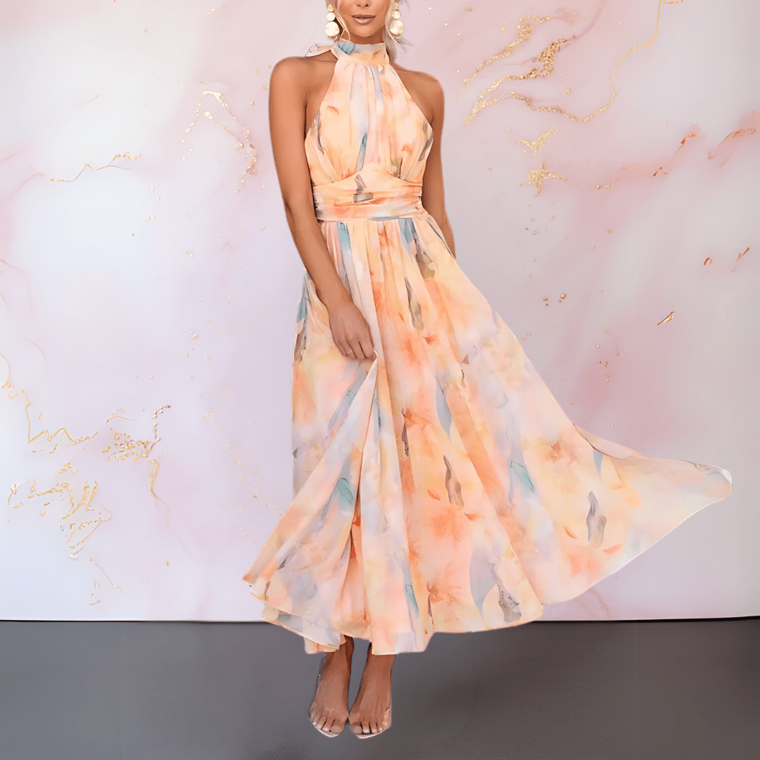 Esther - Robe aquarelle élégante