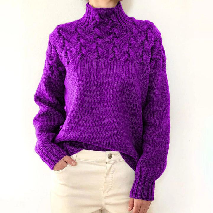 Elena | Pull Col Montant Chaud