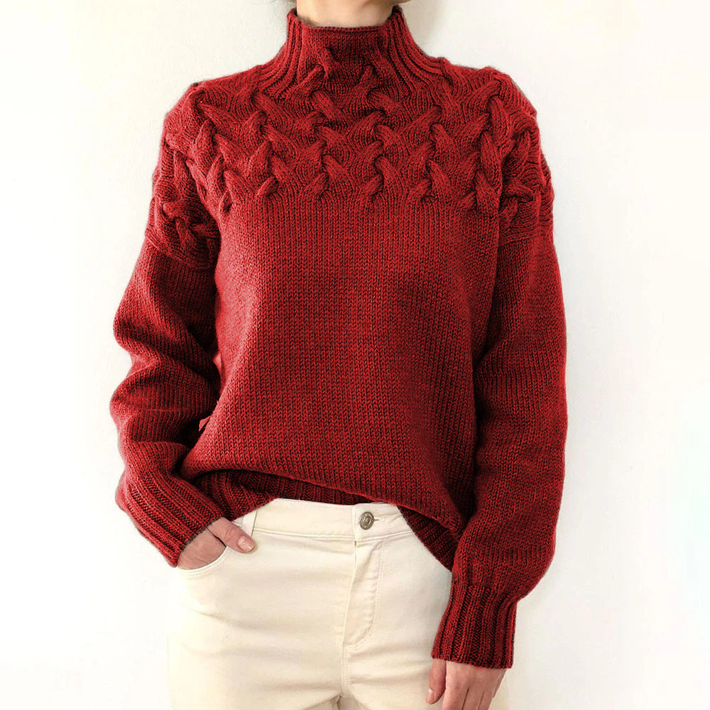 Elena | Pull Col Montant Chaud
