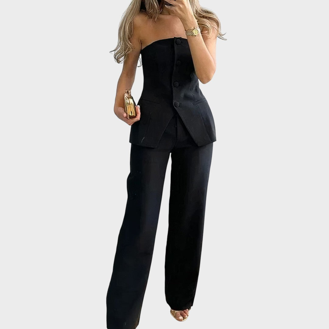 Milica - Ensemble top et pantalon pour femme