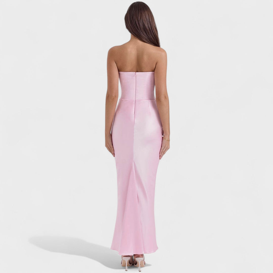 Ljubomira – Robe corset en satin