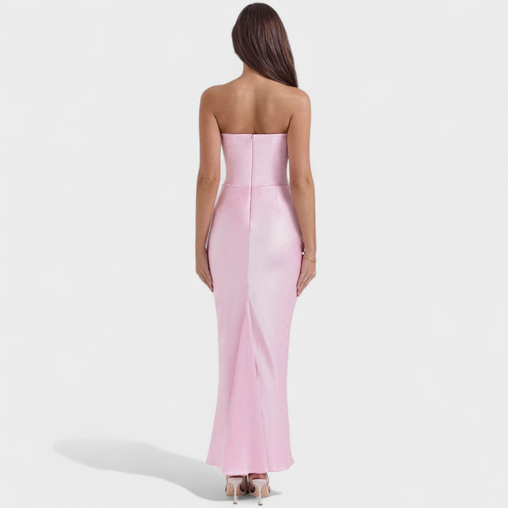 Ljubomira – Robe corset en satin