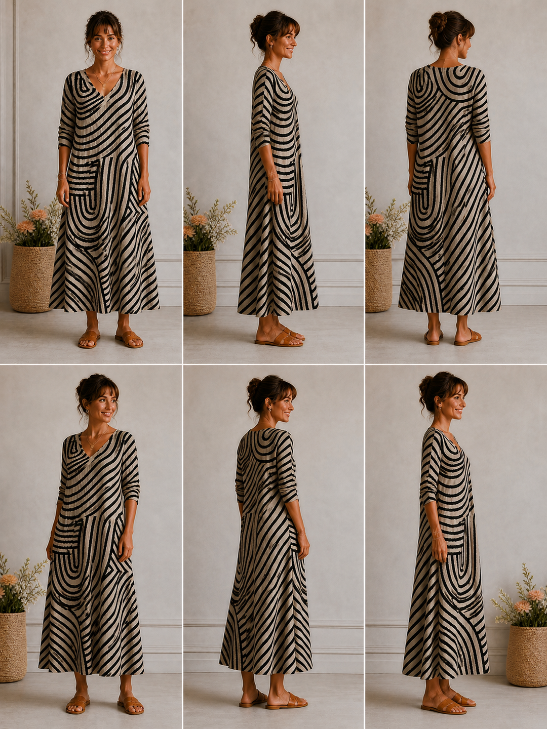 Grace – Robe élégante avec motif