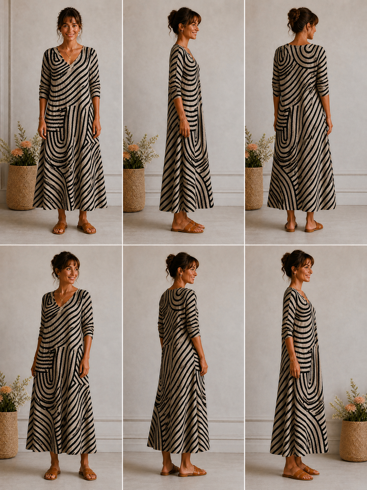Grace – Robe élégante avec motif