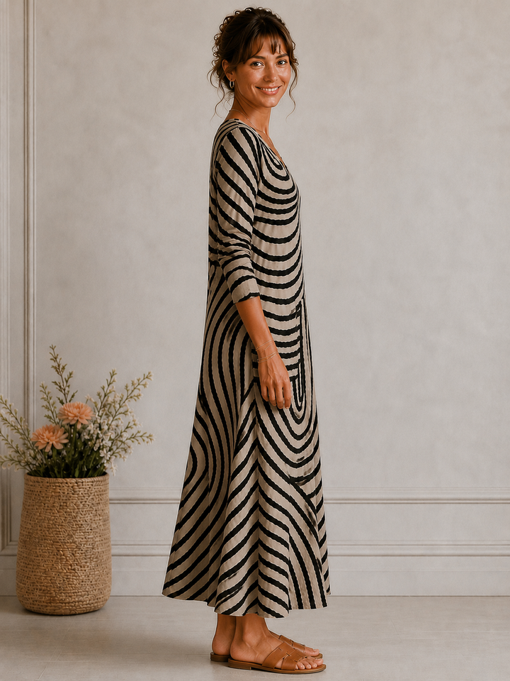 Grace – Robe élégante avec motif