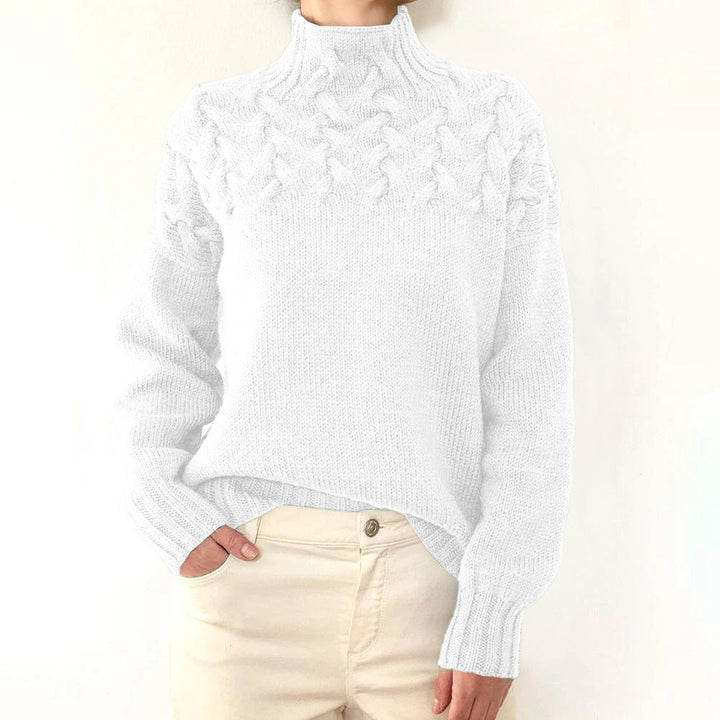 Elena | Pull Col Montant Chaud