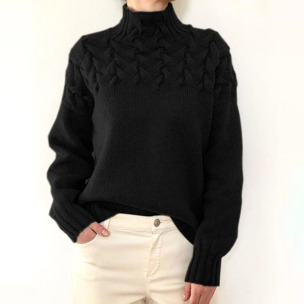 Elena | Pull Col Montant Chaud
