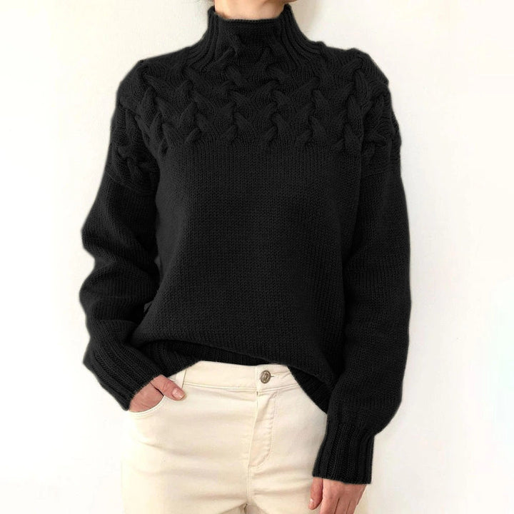 Elena | Pull Col Montant Chaud